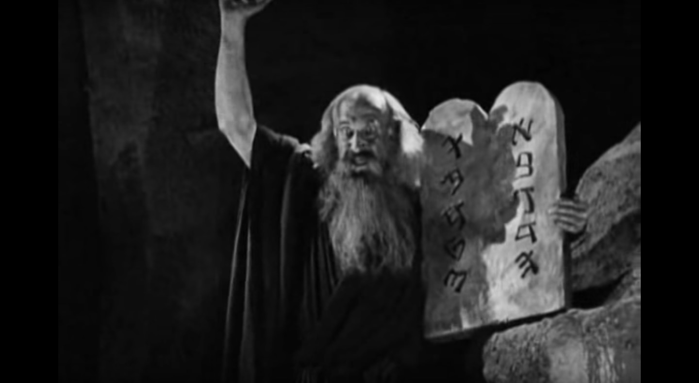 The Ten Commandments silent film