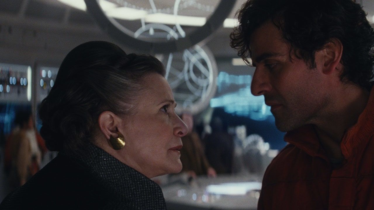 Leia and Poe The Last Jedi via official site 2019