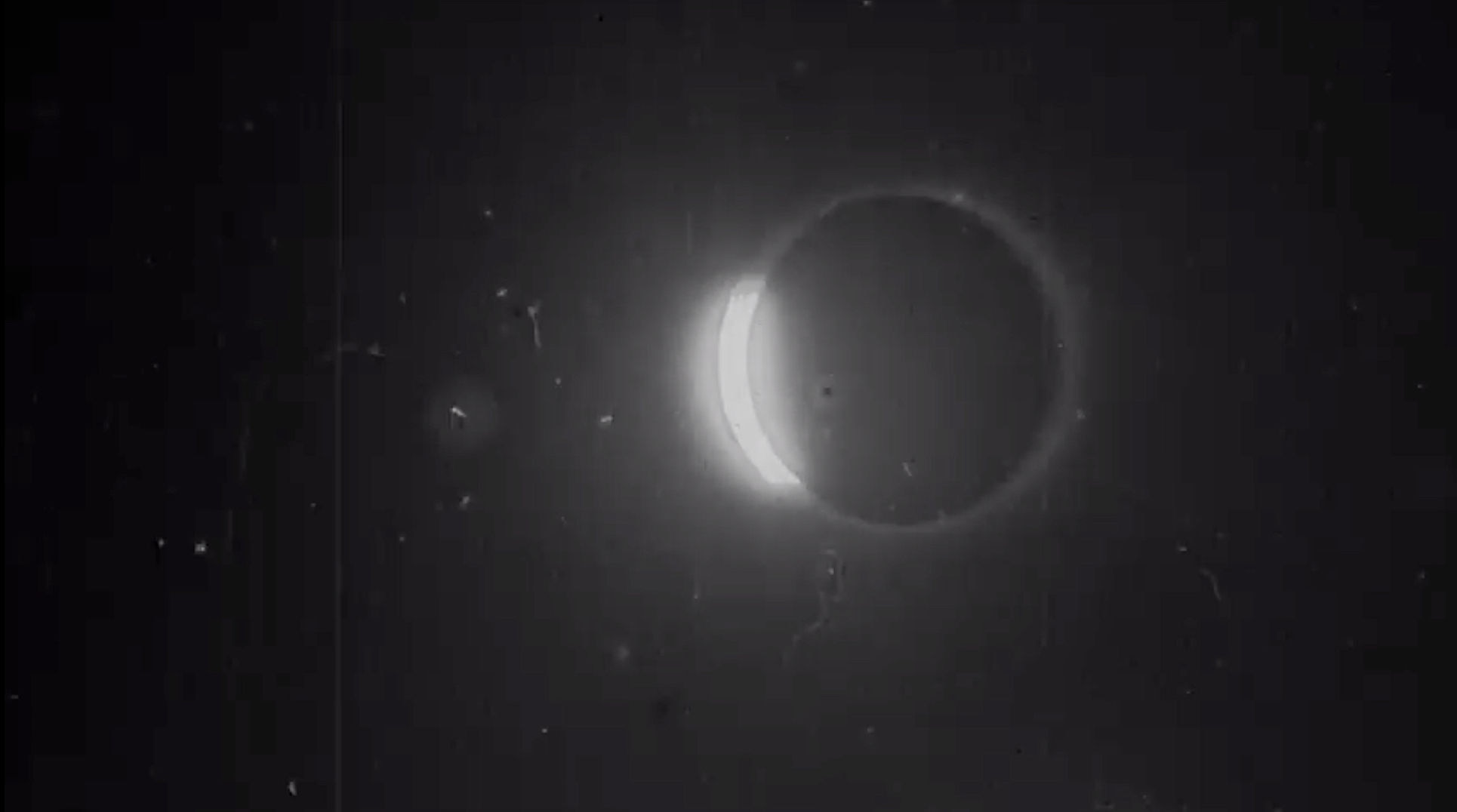 Oldest surviving solar eclipse footage captured in 1900