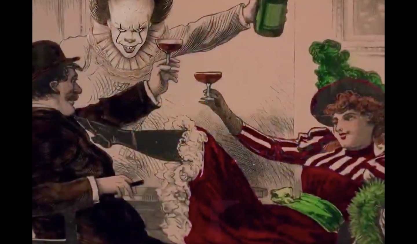 Pennywise the Clown Cheers opening credits