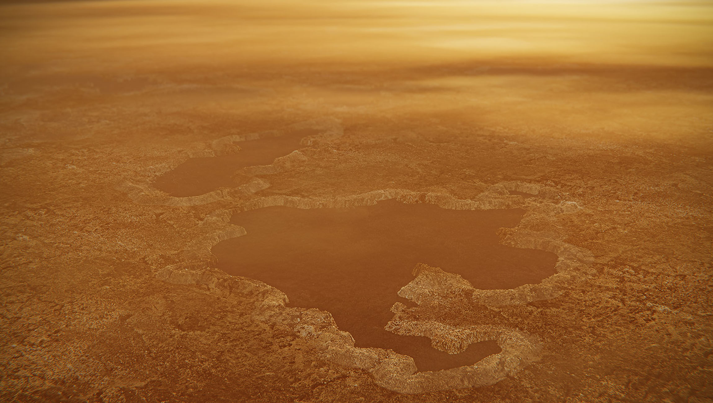 NASA image of Titan