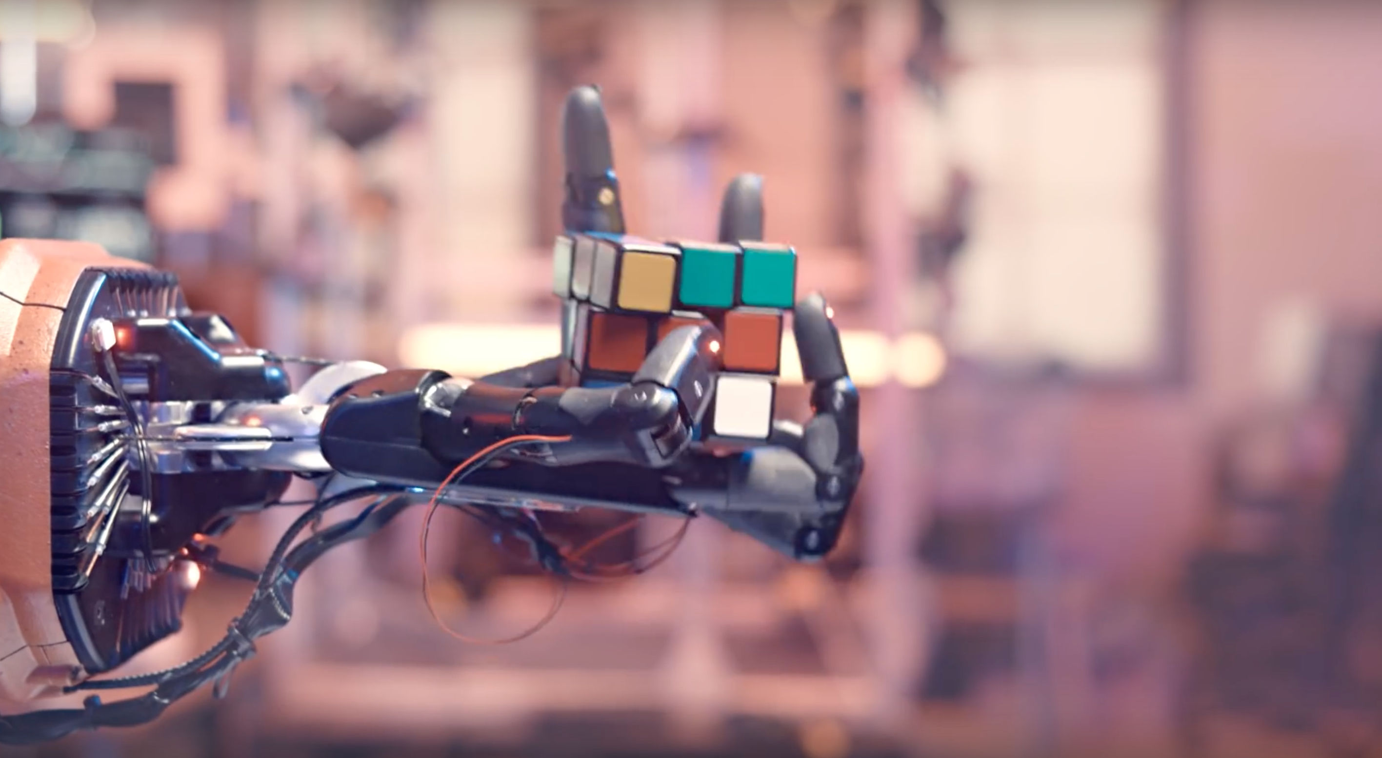 OpenAI Rubiks Cube Robot Hand