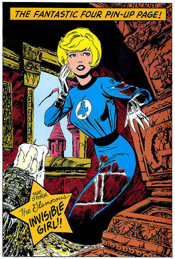 Sue Storm pin-up