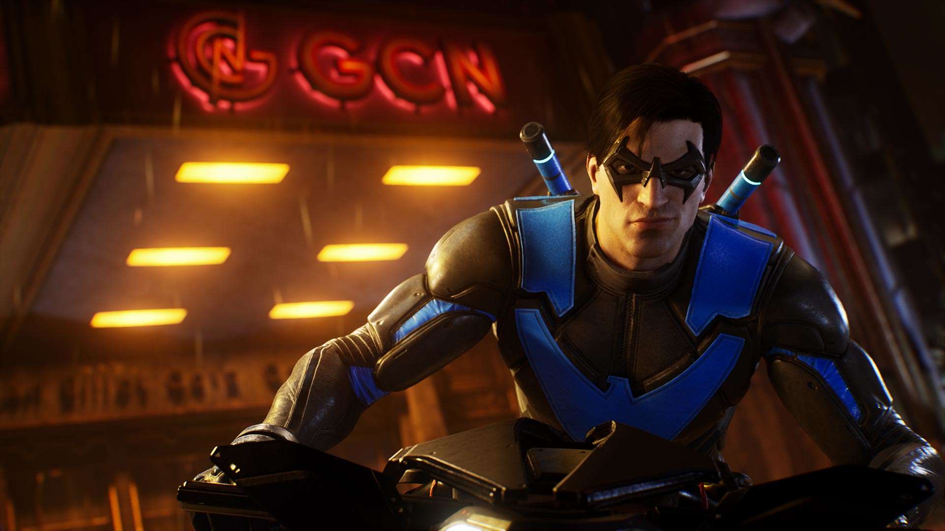 Nightwing in Gotham Knights video game