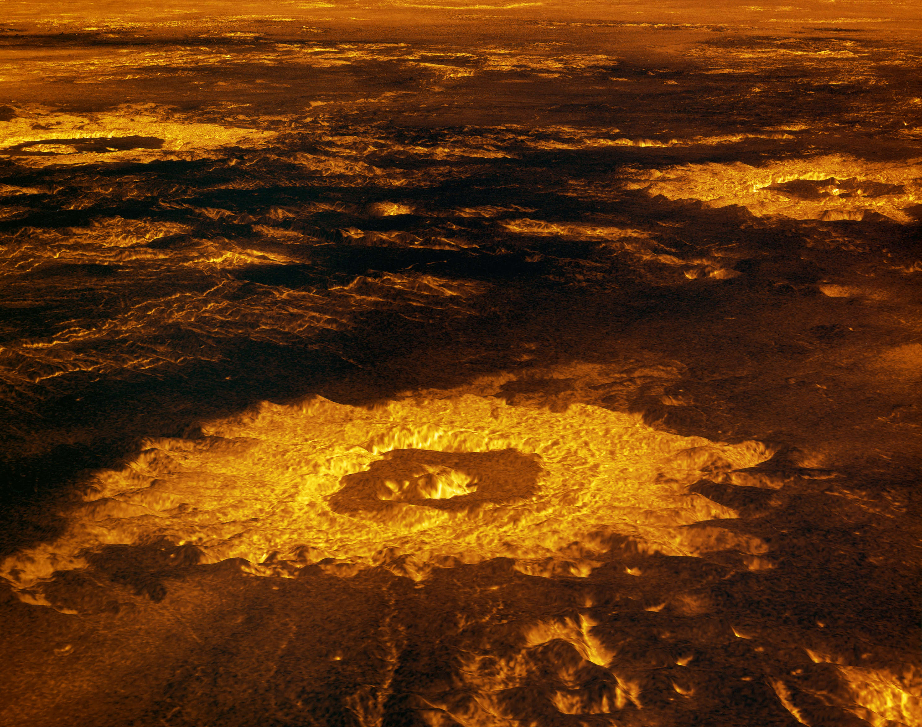 Impact Craters on Venus imaged by NASA Magellan