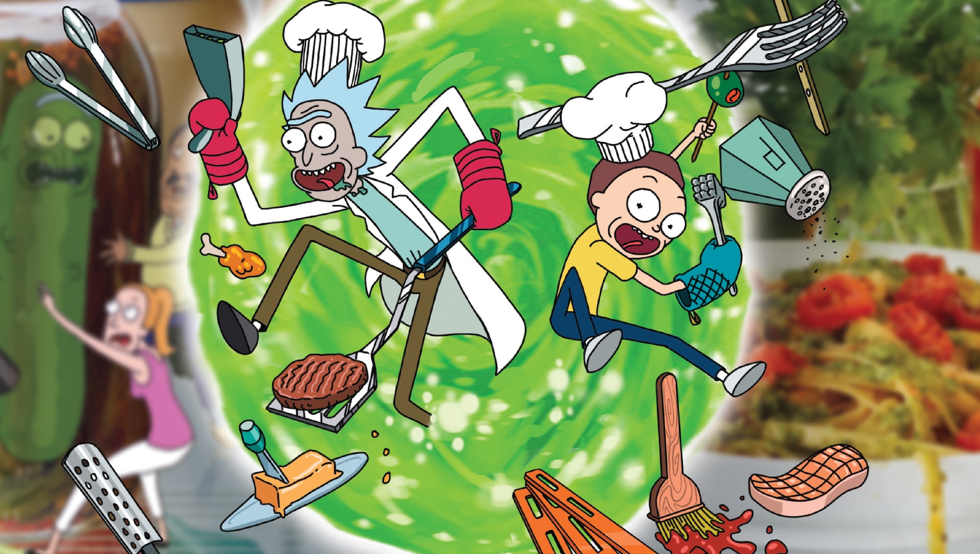 Rick and Morty The Official Cookbook Header