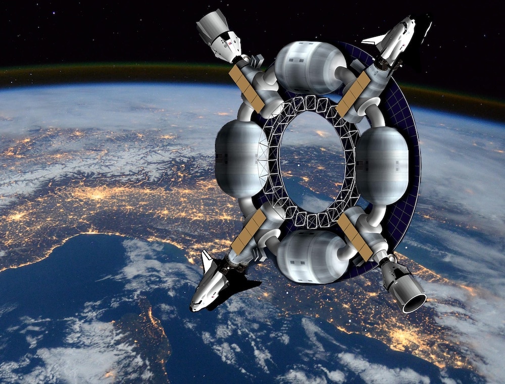 Rendering of Orbital Assembly's Pioneer Station