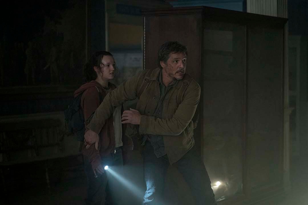 Bella Ramsey and Pedro Pascal in The Last of Us Season 1