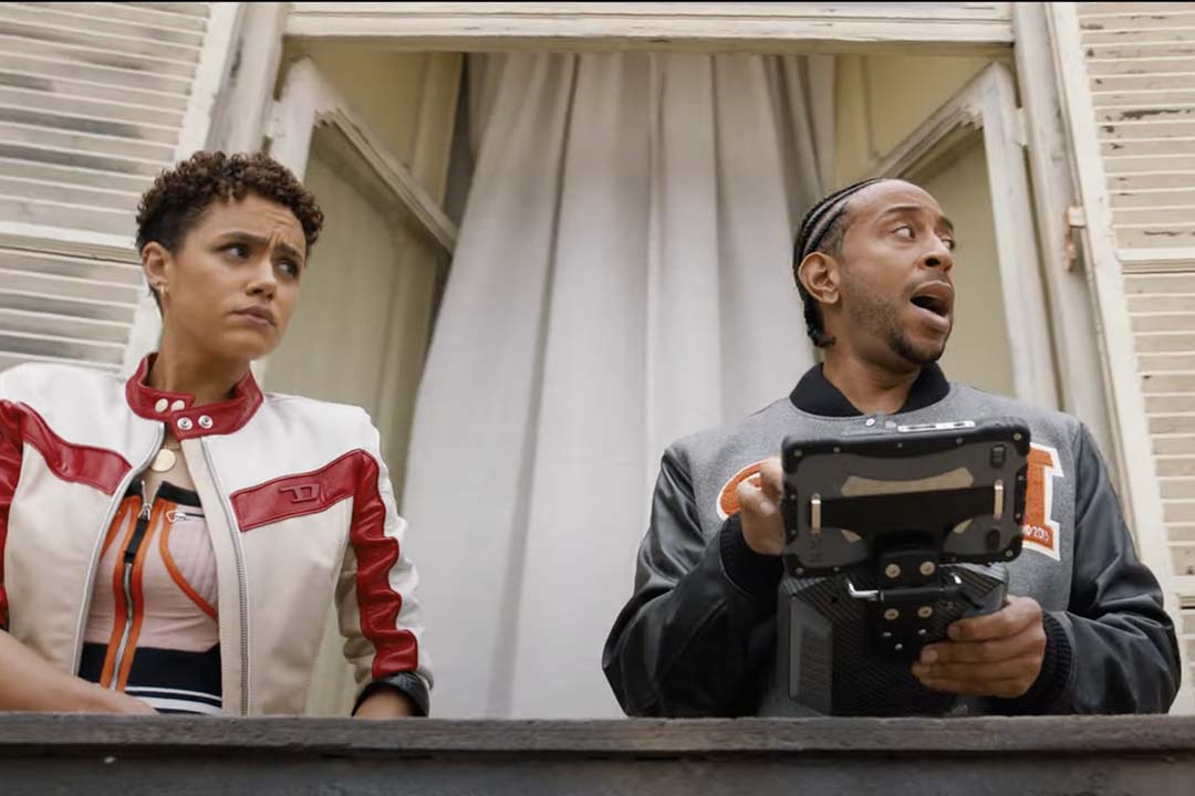 Nathalie Emmanuel and Ludacris in Fast X (2023)