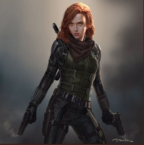Black Widow Infinity War concept by Andy Park