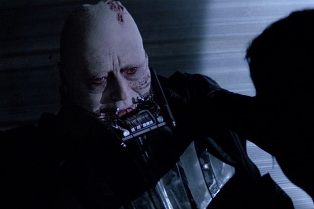 Darth Vader unmasked