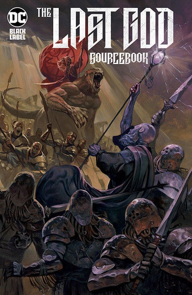 The Last God Dungeons and Dragons sourcebook cover from DC Comics