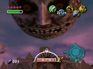Legend of Zelda Majoras Mask moon