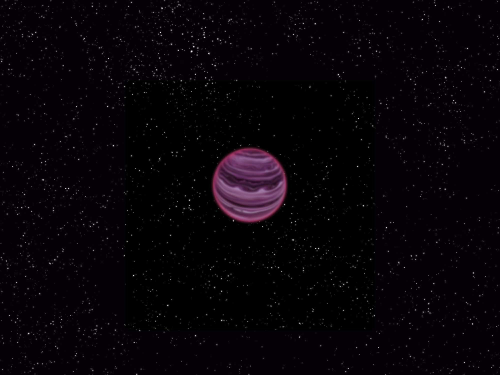 Artist’s conception of the free-floating planet PSO J318. Credit: MPIA/V. Ch. Quetz