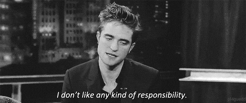 Robert Pattinson Responsibility
