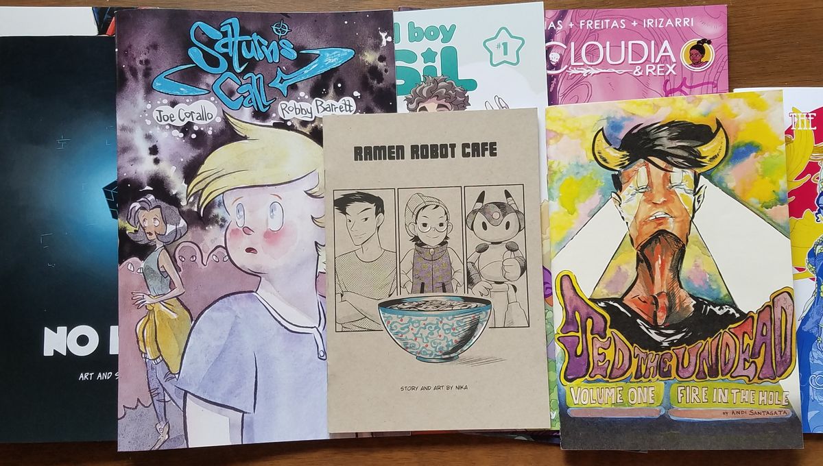 8 books I bought from Flame Con to sate my need for LGBT indie books