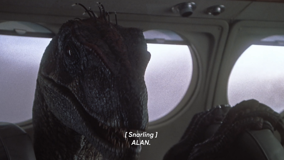 Jurassic Park 3 Talking Raptor