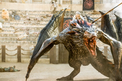 Game of Thrones Press Site pic Daenerys Dragon