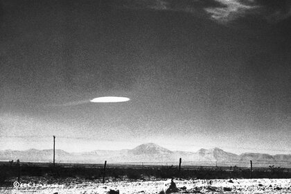 UFO over New Mexico in 1957