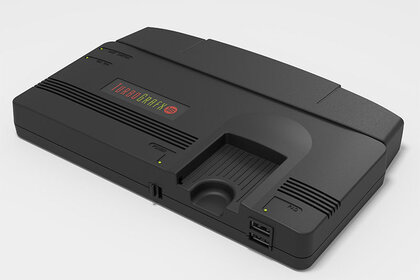 The TurboGrafx 16 Mini console from Konami