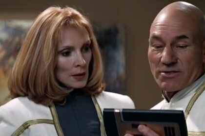 Jean-Luc and Beverly (Star Trek: Insurrection)