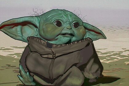 Baby Yoda concept art