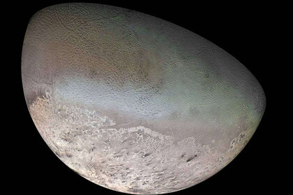 NASA image of Triton