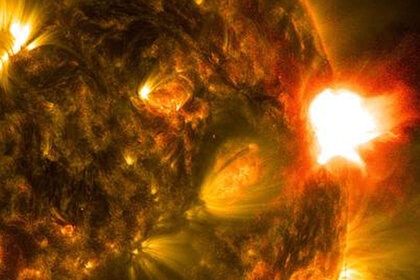 NASA image of a solar flare