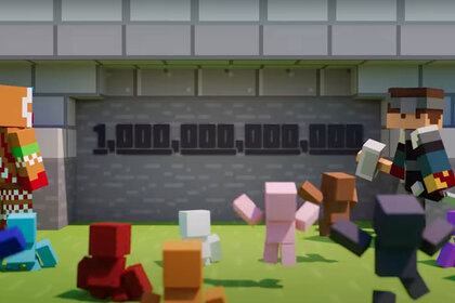 Minecraft One Trillion YouTube Views