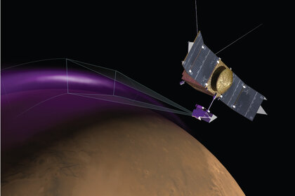 NASA’s MAVEN spacecraft by Mars