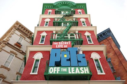 The Secret Life of Pets ride at Universal Studios Hollywood.