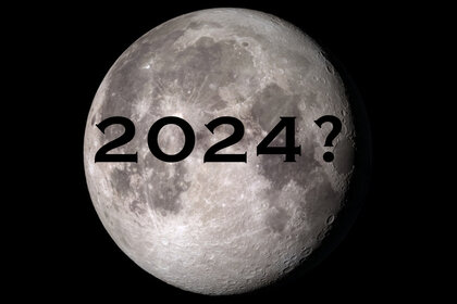 Can NASA send people back to the Moon by 2024? Credit: NASA's Scientific Visualization Studio