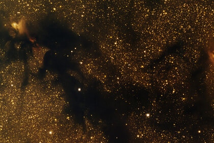 The magnificent sprawling dust cloud LDN 673, a site of star formation in the Milky Way. Credit: T.A. Rector (University of Alaska Anchorage) and H. Schweiker (WIYN and NOAO/AURA/NSF)