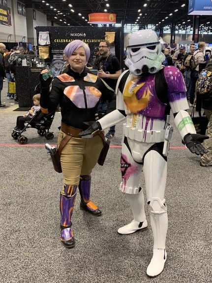Sabine and Tagged Trooper