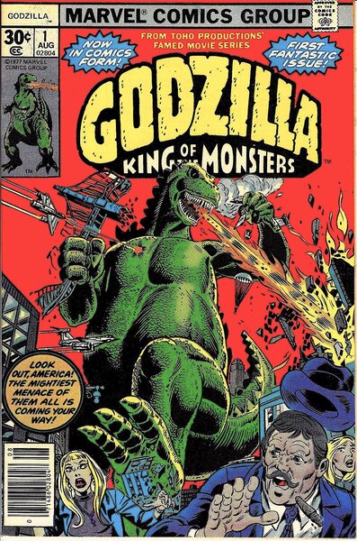 Godzilla 1 cover Marvel Comics