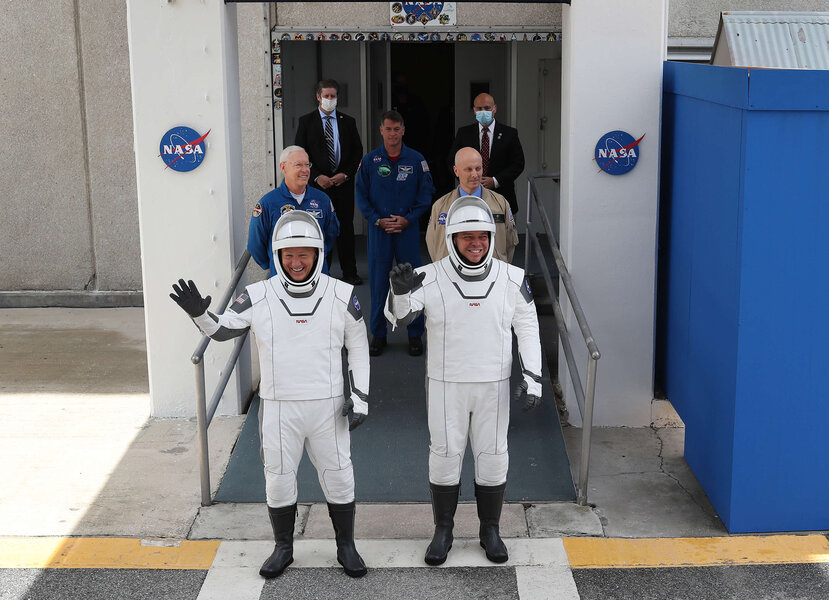 SpaceX Nasa Demo-2 astronauts