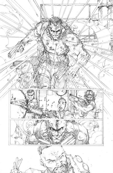 Bloodshot #10 Preview 2 by Brett Booth