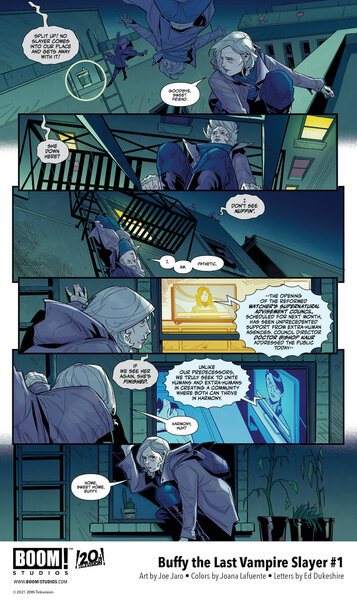 BUFFY THE LAST VAMPIRE SLAYER #1 Comic Interior p4 PRESS