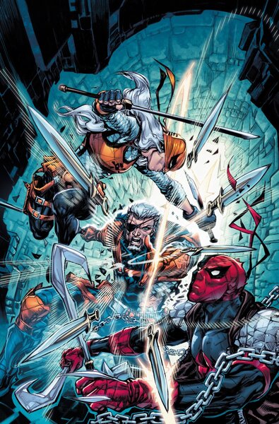 DC Comics Shadow War Death Stroke Cover PRESS