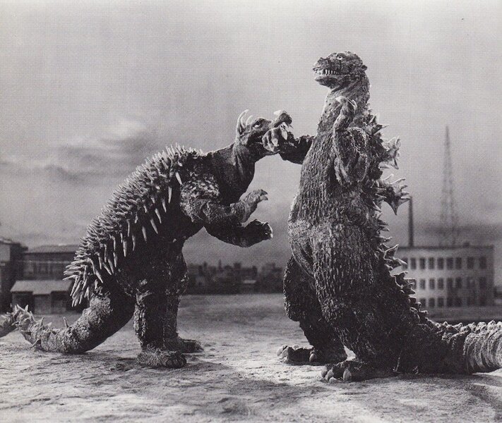 Godzilla vs Anguirus PRESS