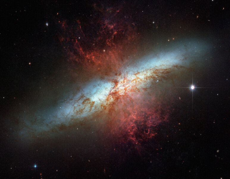 Phil Plait Bad Astronomy Hst M82