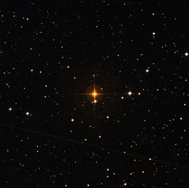 The star V Hydrae, a red giant.