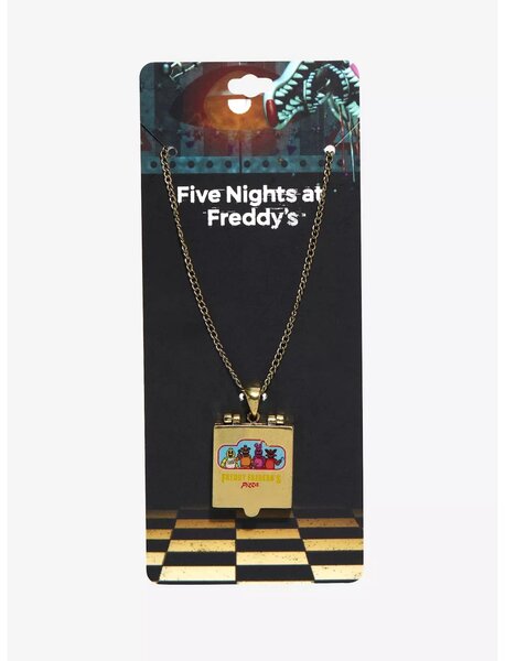 Five Nights At Freddy's (2023) Pizza Box Necklace