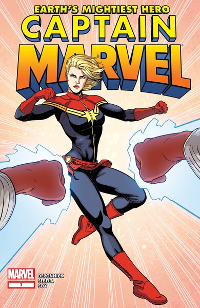 Captain Marvel's 2012 redesign