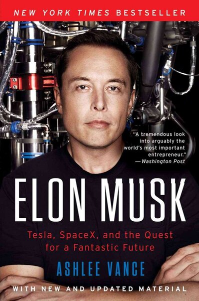 Elon Musk Ashlee Vance book cover