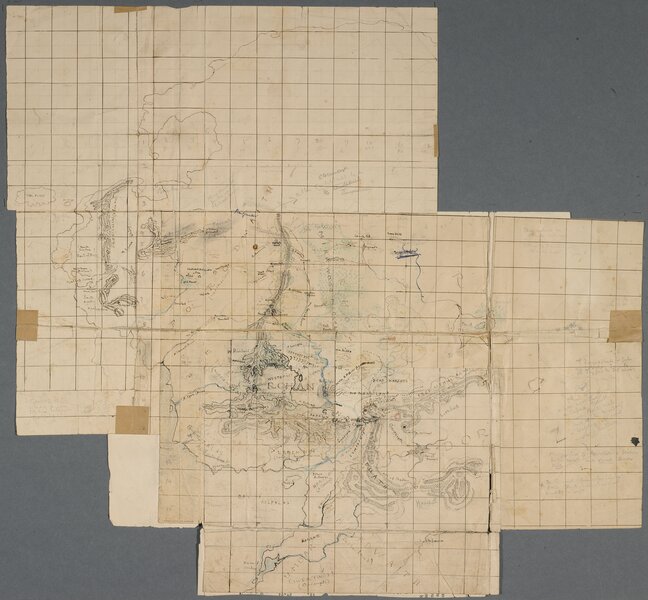 First map of Lord of the Rings – Morgan Library Tolkien exhibit