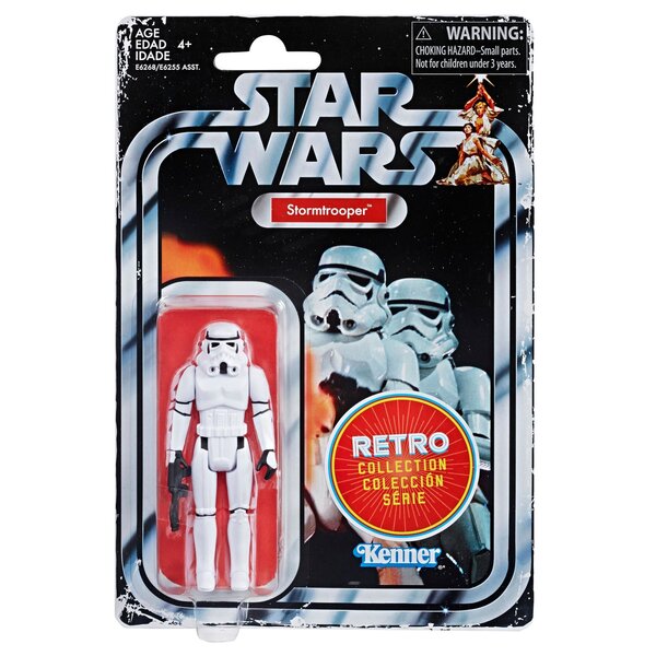 Kenner Stormtrooper action figure reissued by Hasbro