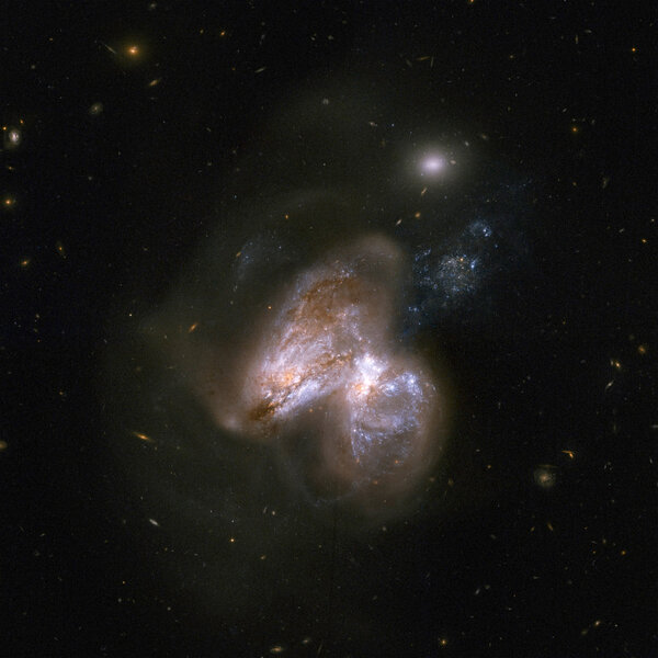 Arp 299 by Hubble