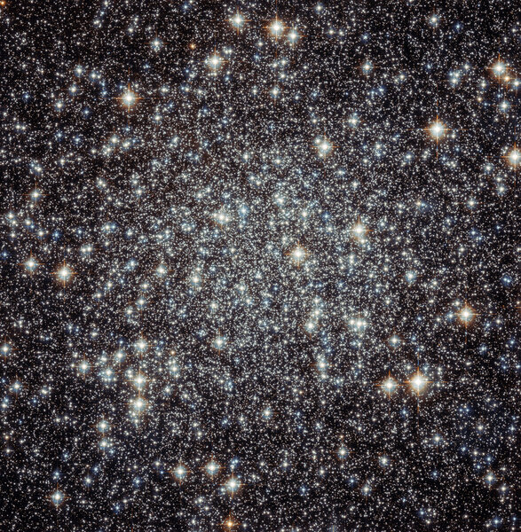 Hubble Space Telescope observation of the globular cluster M22 in Sagittarius, one of the closest such objects at a distance of about 10,000 light years. Credit: ESA/Hubble & NASA
