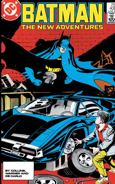 Jason Todd steals Batmobile's hubcaps